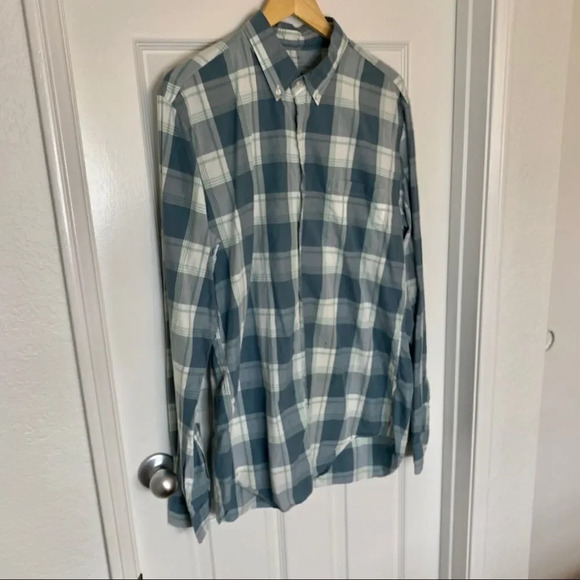 J Crew Men’s Button Down Plaid Long Sleeve Casual Dress Shirt L Tall - Picture 2 of 12